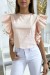 Stylish Pink Blouse with Ruffle Sleeves | €3.15 | OKKO MODE
