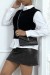 Sleeveless Black Round Neck Court Pull | $5.69 | OKKO MODE