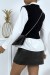 Sleeveless Black Round Neck Court Pull | $5.69 | OKKO MODE