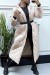 Longue doudoune matelassé en beige | 30,04 $ | OKKO MODE