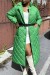 Longue doudoune matelassé en vert  | 30,04 $ | OKKO MODE