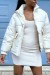 Doudoune Beige mi-longue effet réfléchissant hyper tendance légère et confortable | 18,90 € | OKKO MODE