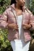 Doudoune rose mi-longue effet réfléchissant hyper tendance légère et confortable | 20,48 $ | OKKO MODE
