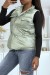 Doudoune vert deau sans manche avec taille ajustable  | 13,65 $ | OKKO MODE