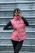 Doudoune en simili fuchsia sans manche ajustable à la taille  | 18,90 € | OKKO MODE
