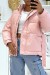 Grosse doudoune rose à ceinture et capuche effet brillant chaleureuse et glamour | 18,90 € | OKKO MODE