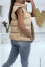 Doudoune sans manche taupe bien bombé  | 12,60 € | OKKO MODE