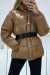 Superbe doudoune camel matelassé 4 en 1 | 20,48 $ | OKKO MODE