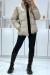 Superbe doudoune taupe matelassé 4 en 1 | 20,48 $ | OKKO MODE