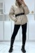 Superbe doudoune taupe matelassé 4 en 1 | 20,48 $ | OKKO MODE