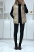Superbe doudoune taupe matelassé 4 en 1 | 20,48 $ | OKKO MODE