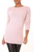 Top ajustado rosa con detalles de encaje en la espalda | 10,92 $ | OKKO MODE