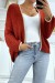 Suéter de punto grueso en color burdeos - Ideal para invierno | 10,92 $ | OKKO MODE