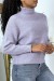 Pull épais lila à col montant | 10,92 $ | OKKO MODE