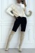 Beige Turtleneck Sweater for Women | $10.92 | OKKO MODE