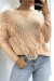 Jersey cuello alto mujer color rosa | 10,08 € | OKKO MODE