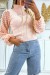 Floral Tulle Sleeve Top - Elegant Rose Blouse | €10.08 | OKKO MODE
