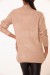 Vestido largo taupe con diseño en V de encaje | 10,08 € | OKKO MODE