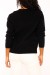 Sudadera negra cuello redondo con estampado AMOUR PARIS | 10,92 $ | OKKO MODE