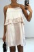 Vestido fluido satinado color rosa pálido | 6,83 $ | OKKO MODE