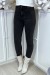 Schwarze Slim-Fit-Jeans mit verwaschenem Look und hinteren Taschen. | 7,35 € | OKKO MODE