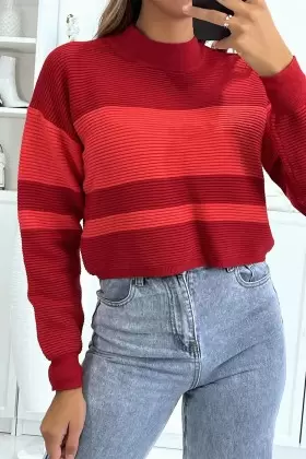 Pull lanterne mangas longues tricots doux chauds cor unie automne hiver | 2,08 $ | OKKO MODE