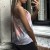 Satin Tanktop mit hübschem grauem Muster | 7,56 € | OKKO MODE