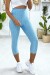 Legging corsaire Push Up turquoise très fashion | 4,55 $ | OKKO MODE