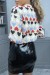 Beige Heart Pattern Court Pull | $6.83 | OKKO MODE
