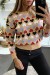 Beige Heart Pattern Court Pull | $6.83 | OKKO MODE