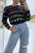 Pull court noir à inscription PARIS LOVE | 6,83 $ | OKKO MODE