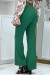 Green Flared Pants | €11.34 | OKKO MODE