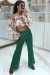Green Flared Pants | €11.34 | OKKO MODE