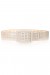 Ceinture grise quadrillée à trous - SG-0452 | 1,13 $ | OKKO MODE