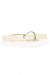 Ceinture Blanche à Grosse Boucle Argentée - CE 559 | 1,13 $ | OKKO MODE