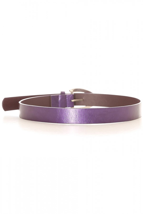 Ceinture femme en violet avec boucle métallisé. mh-020 - 3