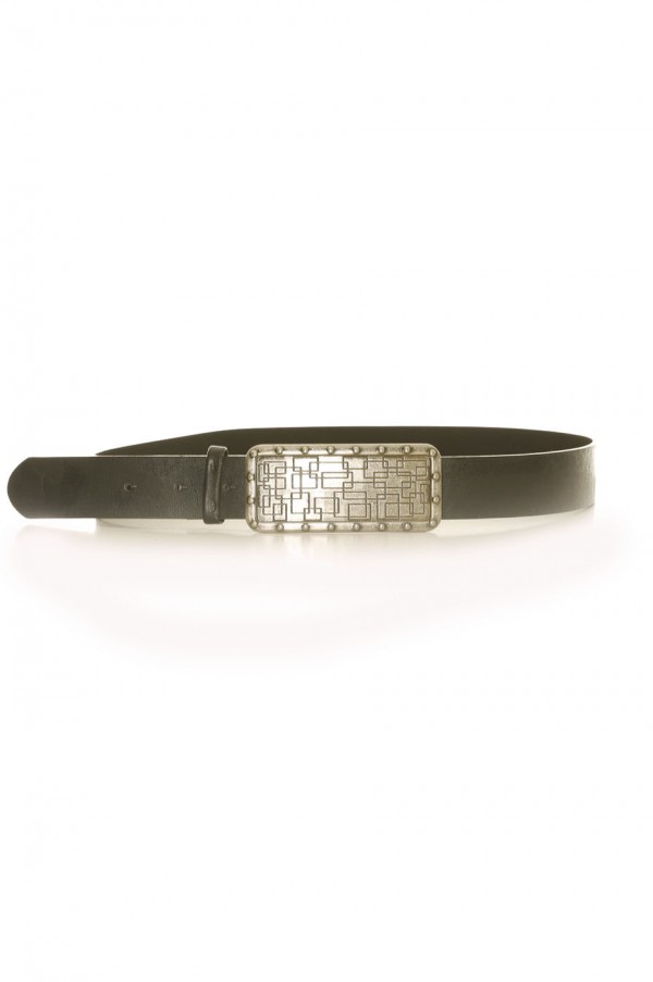 Ceinture Noire avec boucle rectangle - CE 573 - 1