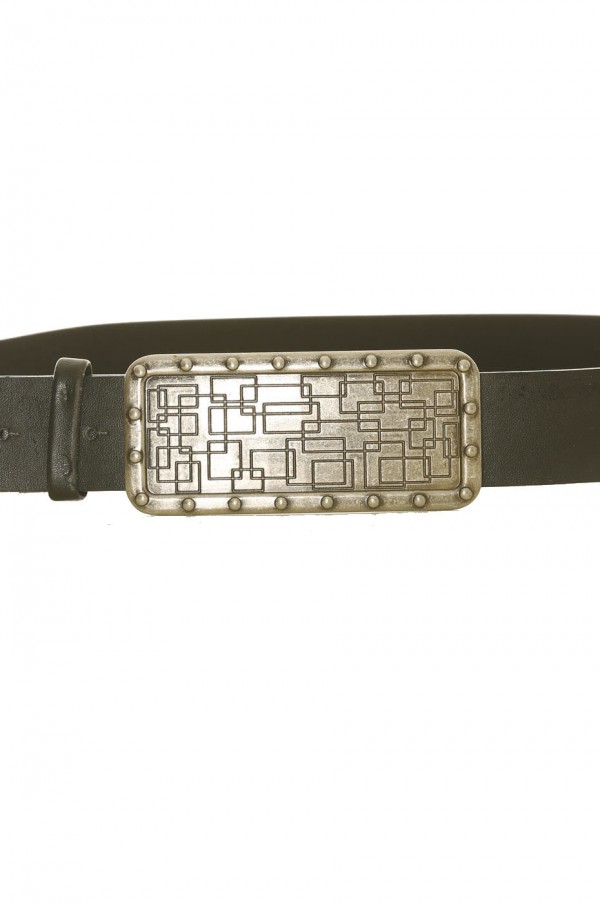 Ceinture Noire avec boucle rectangle - CE 573 - 2