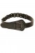 Ceinture tressée noire asymétrique à boucle argentée BG-0517 | 1,13 $ | OKKO MODE