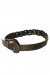 Ceinture tressée noire asymétrique à boucle argentée BG-0517 | 1,13 $ | OKKO MODE