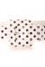 Ceinture blanche à pois noir Accessoire BG-1002 | 1,04 € | OKKO MODE