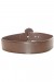 Ceinture marron style matelassé avec boucle ovale brillante | 1,04 € | OKKO MODE