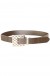 Ceinture Noir effet cuir boucle fantaisie géométrique SG-0427 | 1,13 $ | OKKO MODE
