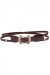 Ceinture Violette à Double lanière croisée avec Boucle Large pour Femme | 1,13 $ | OKKO MODE