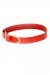 Ceinture basique Rouge à boucle argentée | 1,13 $ | OKKO MODE