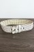 Grosse ceinture beige avec strass doré  | 1,13 $ | OKKO MODE