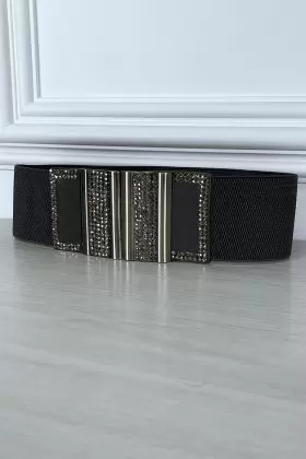 Ceinture Rouge avec couture blanche à boucle carré | 1,04 € | OKKO MODE