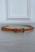 Fine ceinture orange avec accessoire et strass | 1,13 $ | OKKO MODE