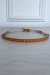 Fine ceinture orange avec accessoire et strass | 1,13 $ | OKKO MODE