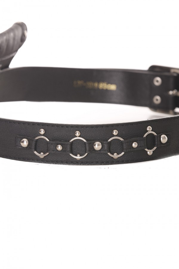 Ceinture noire avec pochette - LDF9019 - 3